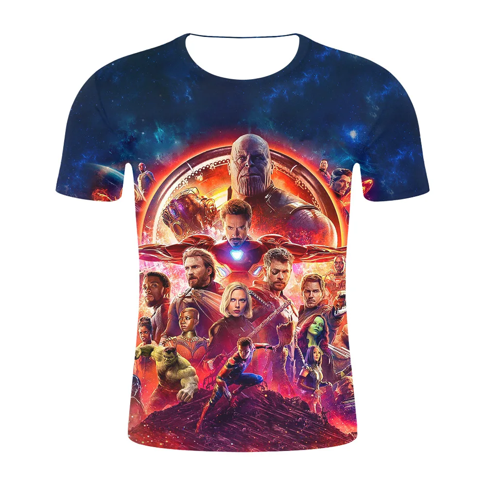 Новый дизайн футболка для мужчин/женщин фильм Marvel Мстители эндигра 3d Принт