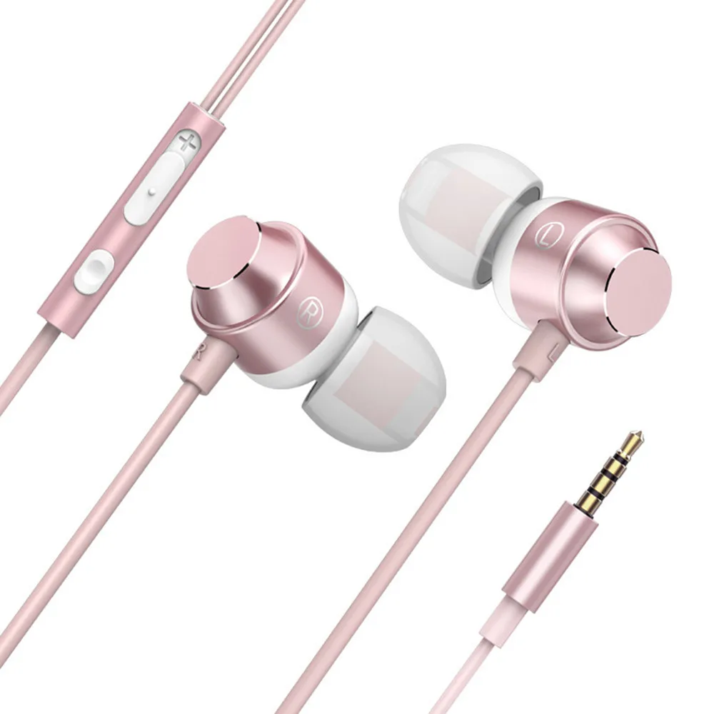 Линейный Тип HiFi провода двойные басы магнитные наушники стерео микрофон для