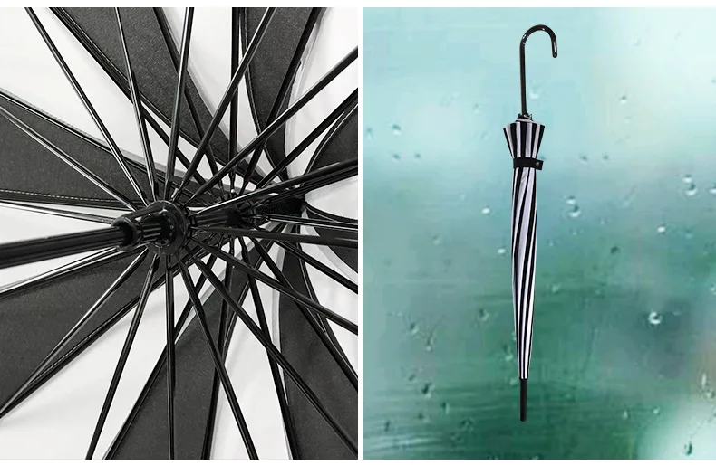 10 шт./лот зонт-пагода Викторианский Свадебный прямой зонт с черно-белыми