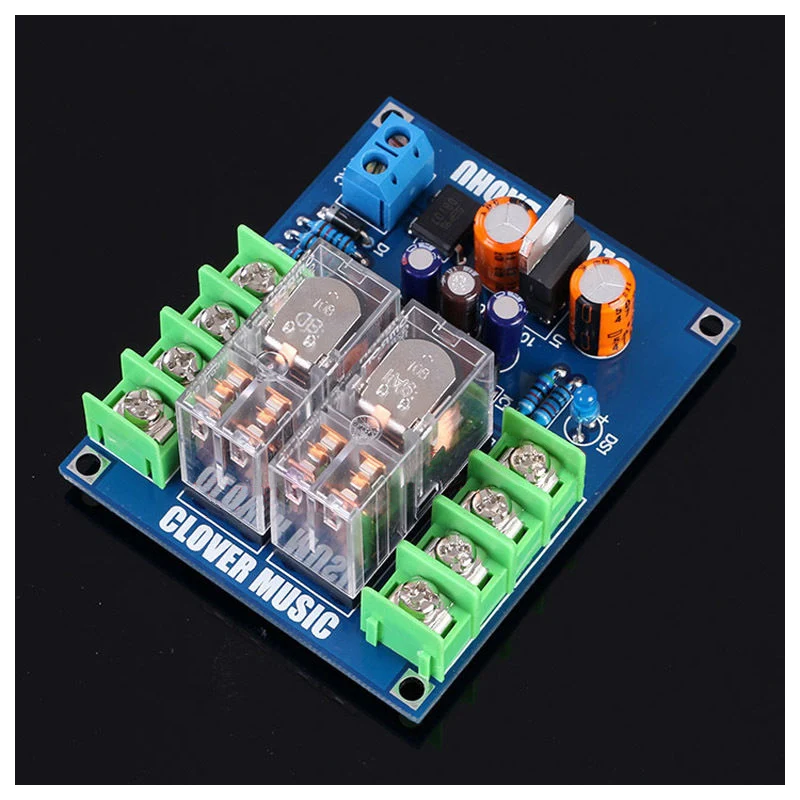 Двойной OMRON релейный 7812 + UPC1237 комплект защитной платы динамика для HIFI DIY AC 12 24|upc1237