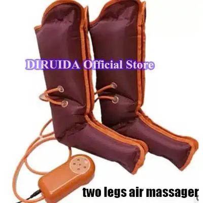 2pcs leg set Компрессионный массажный прибор с воздушным давлением, инфракрасный тепловой массажер для ног, рук, талии, ног, бедер, похудения, расслабляющий массаж - Цвет: 2pcs leg set