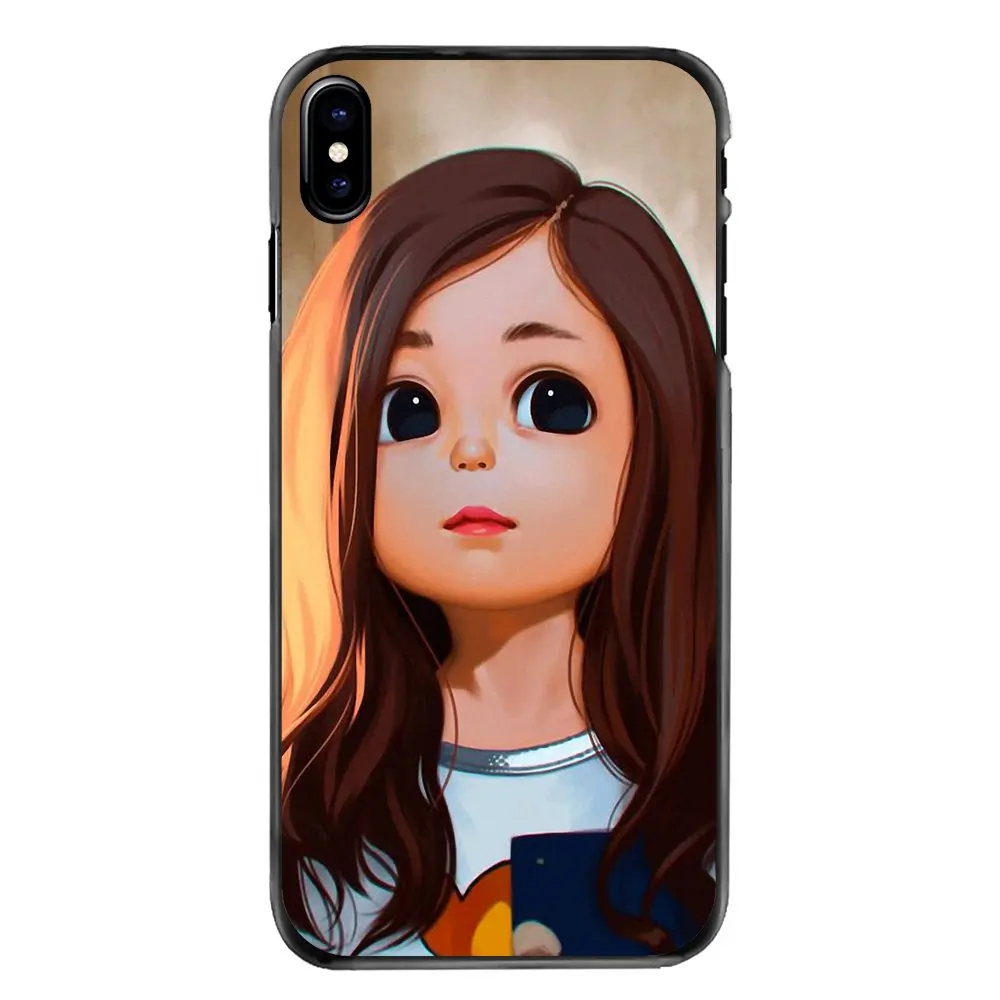 For iPhone 4 4S 5 5S 5C SE 6 6S 7 8 Plus X XR XS Max iPod Touch Accessories Phone Shell Cover Cartoon Kid Character Art |