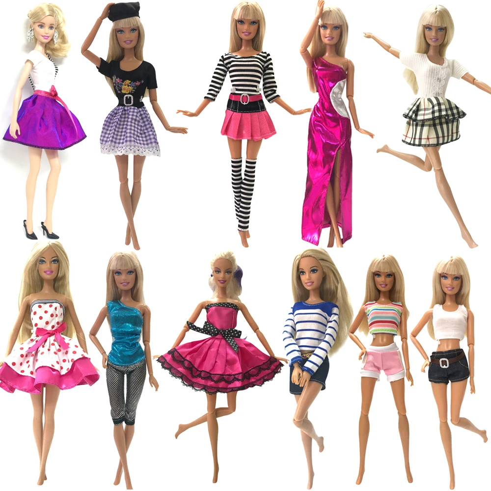 Top Fashion Dress For Barbie Doll Best Girls' Gift Dz