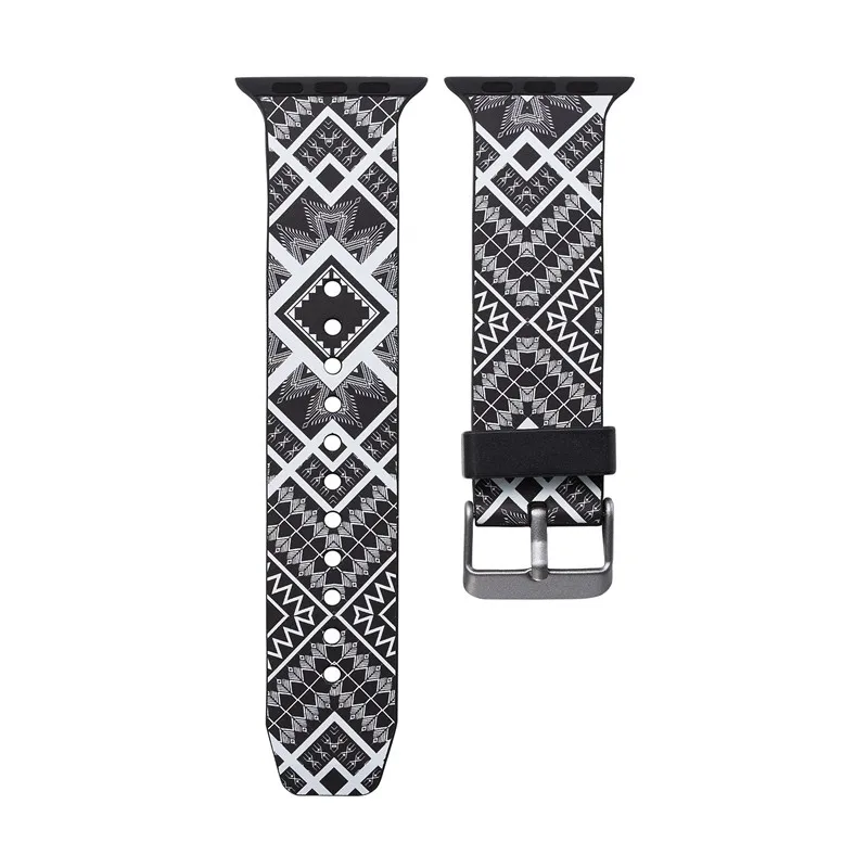C19 Силиконовые ремешки для Apple Watch Band 38 мм 42 мм браслеты силиконовый ремешок для Apple Watch 4 44 мм 40 мм ремешки для часов 20 цветов - Цвет ремешка: C19
