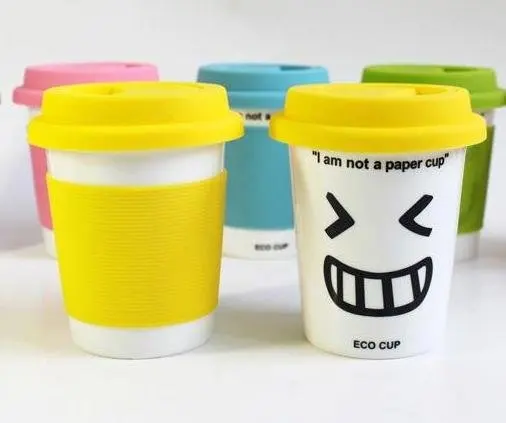 Высококачественная керамическая кружка чашка для воды офиса двухслойная