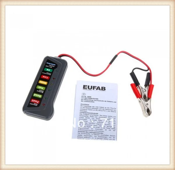 Free shipping Tirol 12V Digital Battery / Alternator Tester with 6-LED Lights Display | Автомобили и мотоциклы
