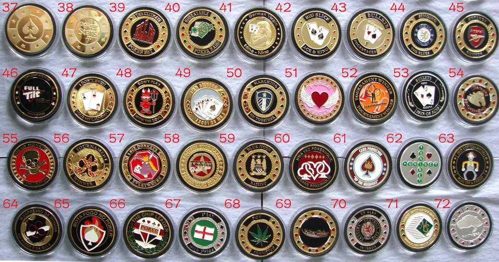 Металлический защитный чехол для покерных карт позолоченный круглый карт|poker