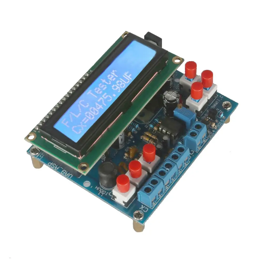 

LCD Digital Capacitance Meter DIY Kit Multi-tester frequency counter Secohmmeter Frequency Meter cymometer Inductance Tester