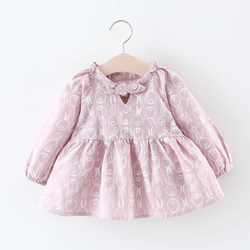 baby dress long sleeve kids girls princess for toddler girl dresses 1 to 4years children party costume | Детская одежда и обувь