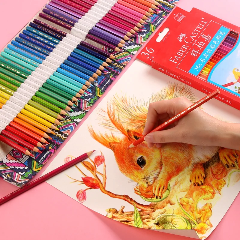 Faber Castell 36/48/72 Цветные карандаши набор профессиональных картина масляный цветной