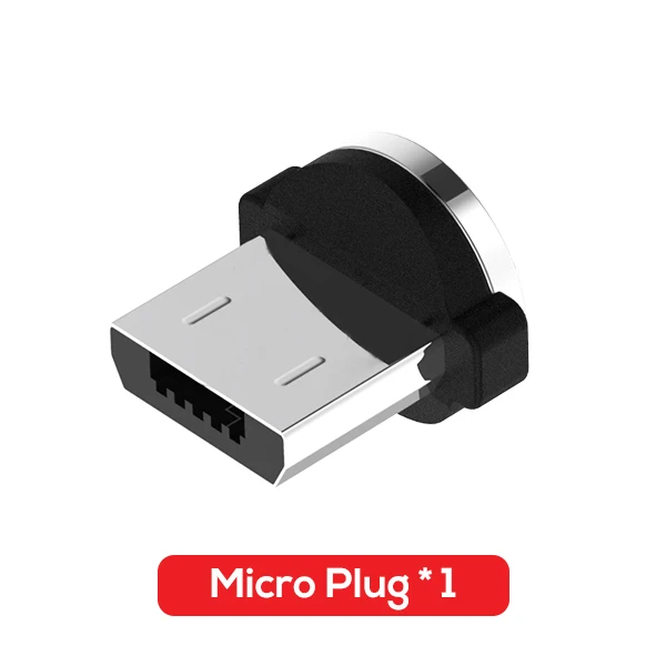Only Micro USB Plug Магнитный Micro usb type C зарядный кабель Microusb для huawei Honor 20 Note 10 9 Nokia 8 Google Pixel 3 2 3XL кабель Usb C 2 метра - Цвет: Only Micro USB Plug
