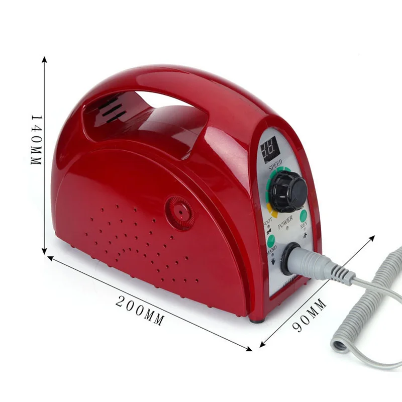 Electric Nail Drill 35000 RPM Nails Bits Acrylic File Manicure Tools Set Machine | Красота и здоровье