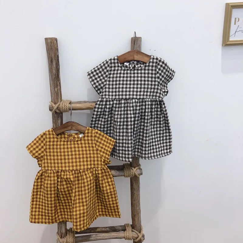 Детская одежда платье для девочек новинка 2019 принцессы в Корейском стиле Простое