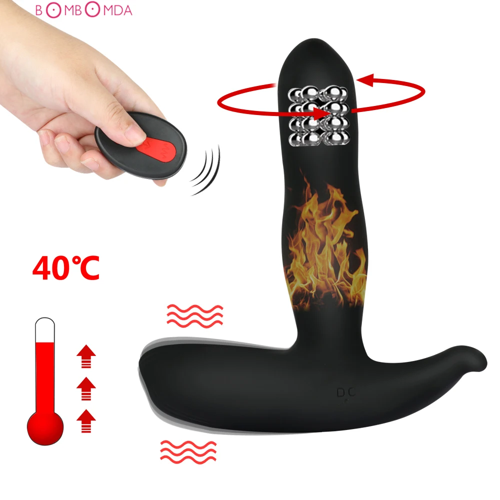 Butt Plug Vibrators For Men/Women/Gay Smart Heating Rotation Prostate Massager Anal Vibration with remote Sex Toys Men |