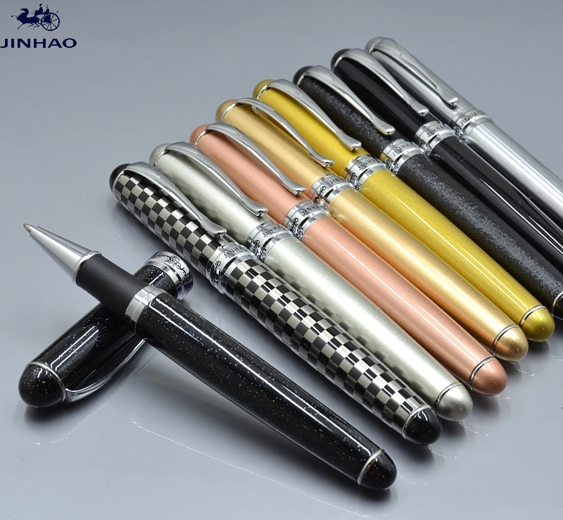 JINHAO 750 Высококачественная Черная/Розовая/белая шариковая ручка, офисные канцелярские принадлежности, роскошные шариковые ручки для письма, подарок A7