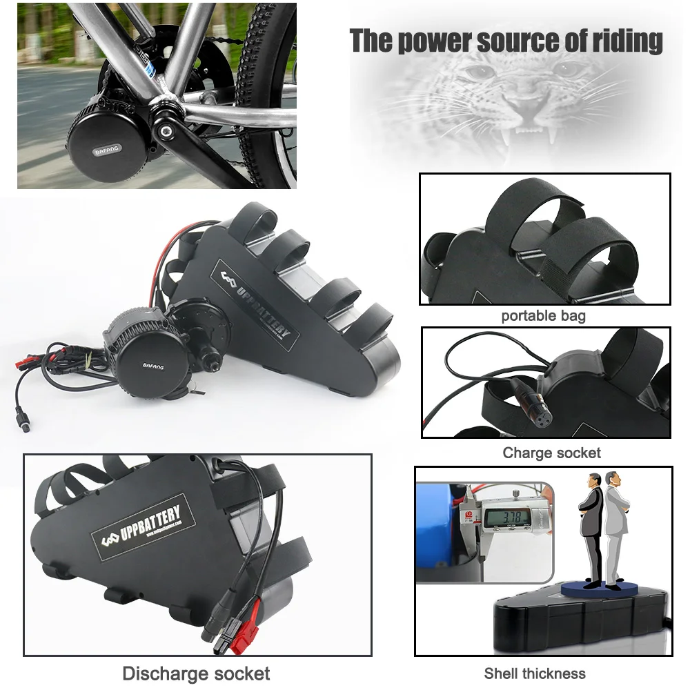 1000 Вт BBSHD Bafang комплекты мотора, включая батарею 52 в 20Ah сборка 1000 Вт EBike Конвертация