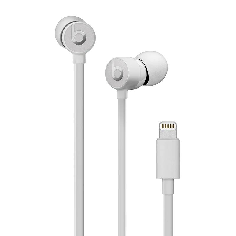 Satin Silver UrBeats 3,0 супер бас наушники вкладыши наушники с микрофоном Lightning наушники для iPhone 7 8 xs max, iPhone xr, iPad - Цвет: Satin Silver