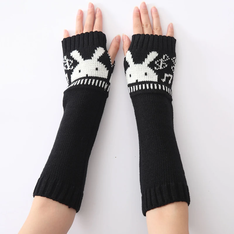 

YOZIRON Fashion Women Winter Gloves Ladies Gloves Warm Adult Solid Knitted Mittens Free Size