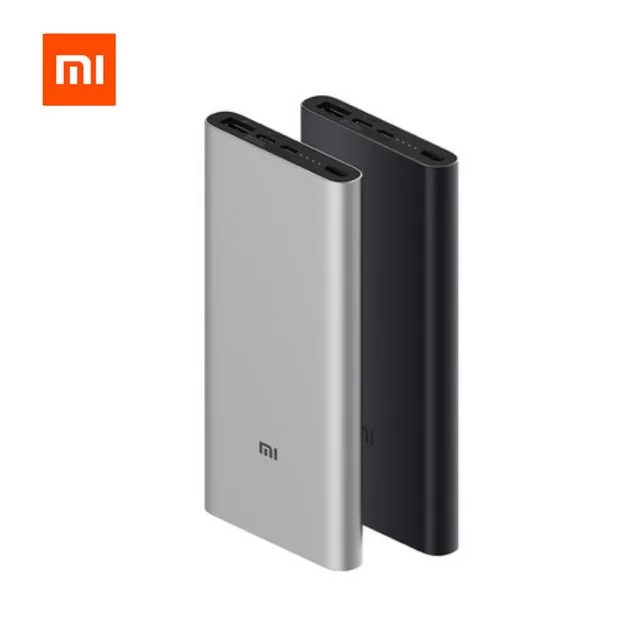 2019 Новый Xiaomi Mi 10000 mAh power bank 3 двухсторонняя Быстрая зарядка USB-C Двойной вход