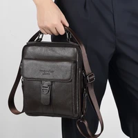 meigardass genuine leather messenger bag men travel crossbody shoulder bag ipad handbag male business briefcase tote purse
