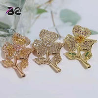 be 8 2018 new european aaa cubic zirconia stud earrings leaf design statement earring womens accessaries boucle doreille e783