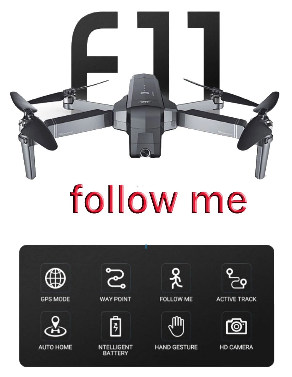 SJRC F11 GPS Дрон с Wi-Fi FPV 1080P/2K камера бесщеточный Квадрокоптер время полета 25 минут