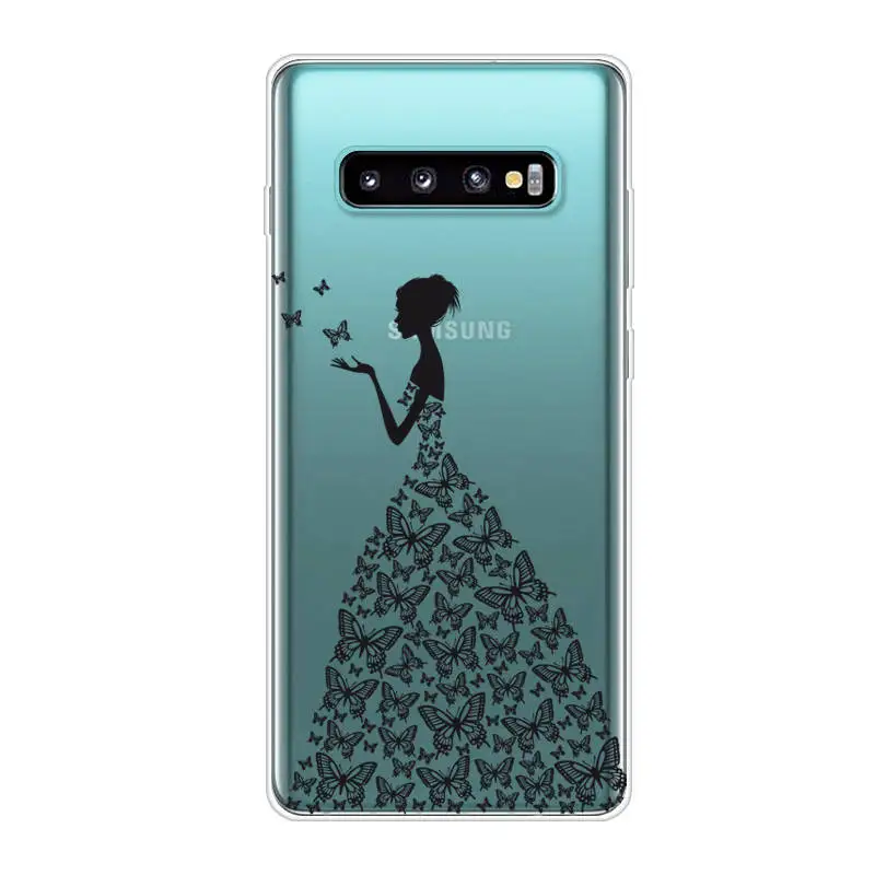 Мягкий силиконовый чехол из ТПУ для Samsung S10 Plus E S10Lite S10Plus G970F G973F G975F | Мобильные