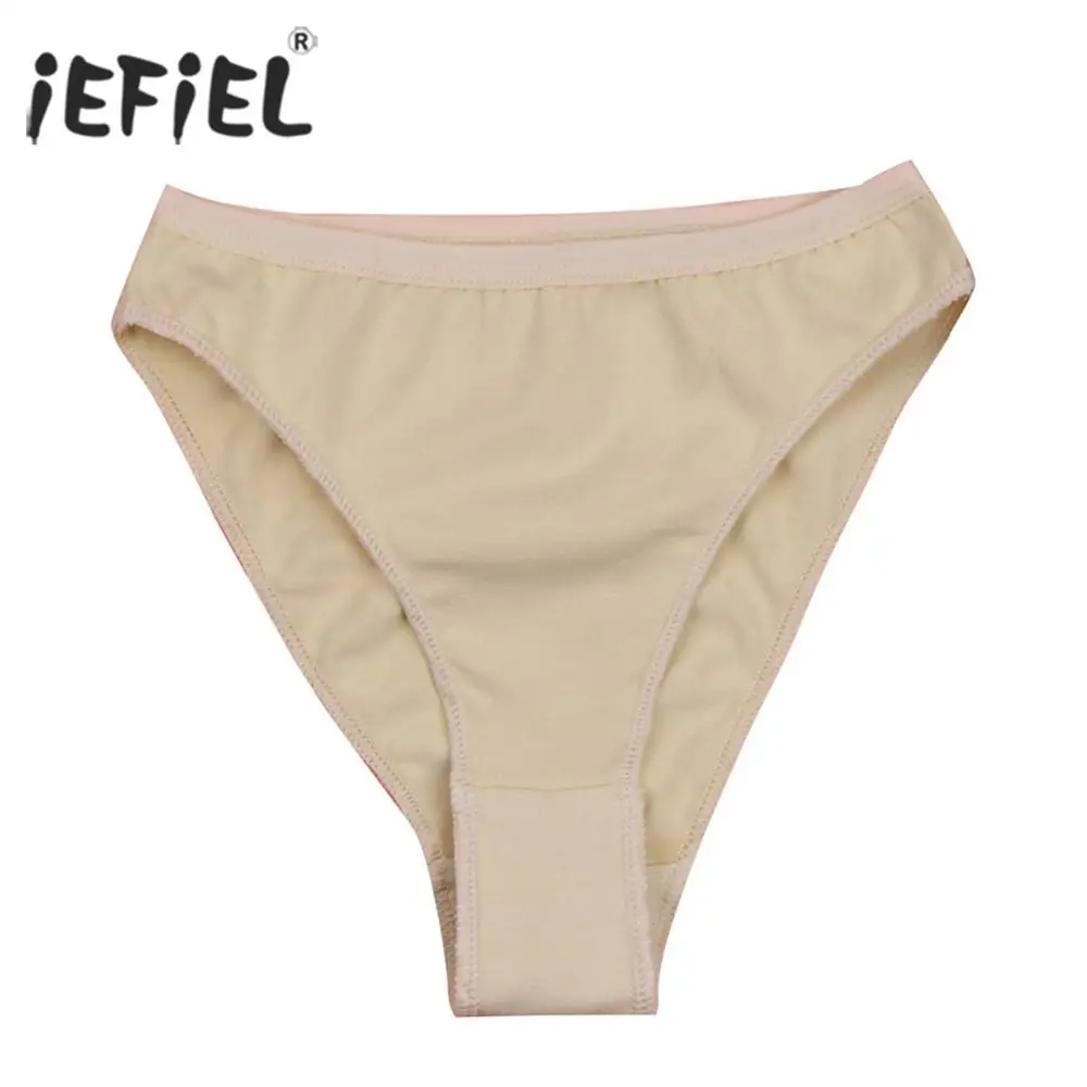 

iEFiEL 2-12 Years Girls High Leg Cut Professional Ballet Tutu Briefs Underwear Ballet Dance Wear Gymnastics Leotard for Kids