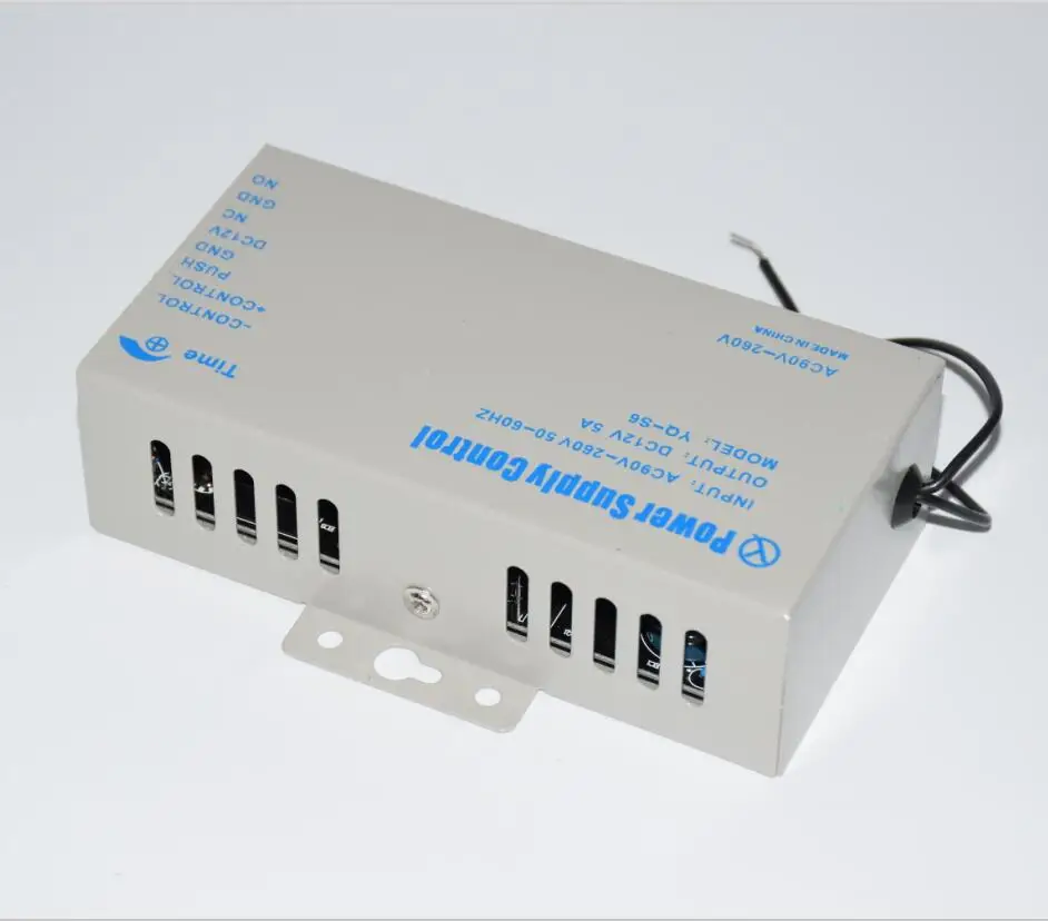 AC110 220V to 12V/5A адаптер трансформатора питания для входного замка двери системы