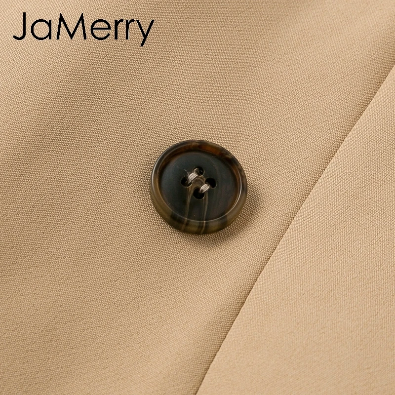 JaMerry, винтажная Лоскутная блуза рубашка, платье, женское, элегантное, с высокой талией, на пуговицах, с поясом, для офиса, для девушек, платье с пышными рукавами, осенние платья