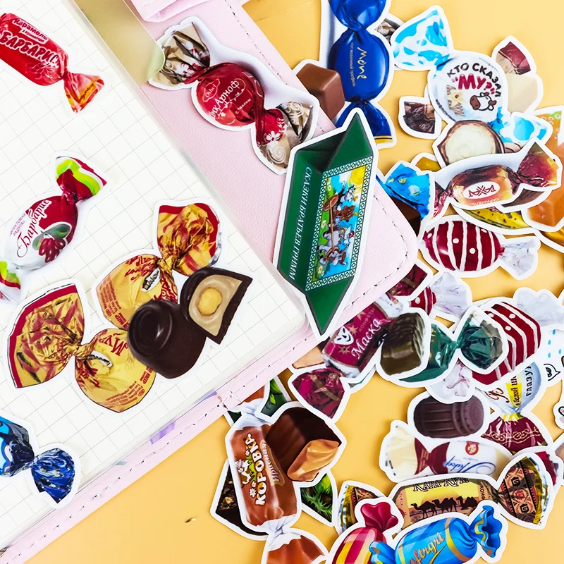 32 шт креативные милые самодельные красочные конфетные закуски кофе Скрапбукинг