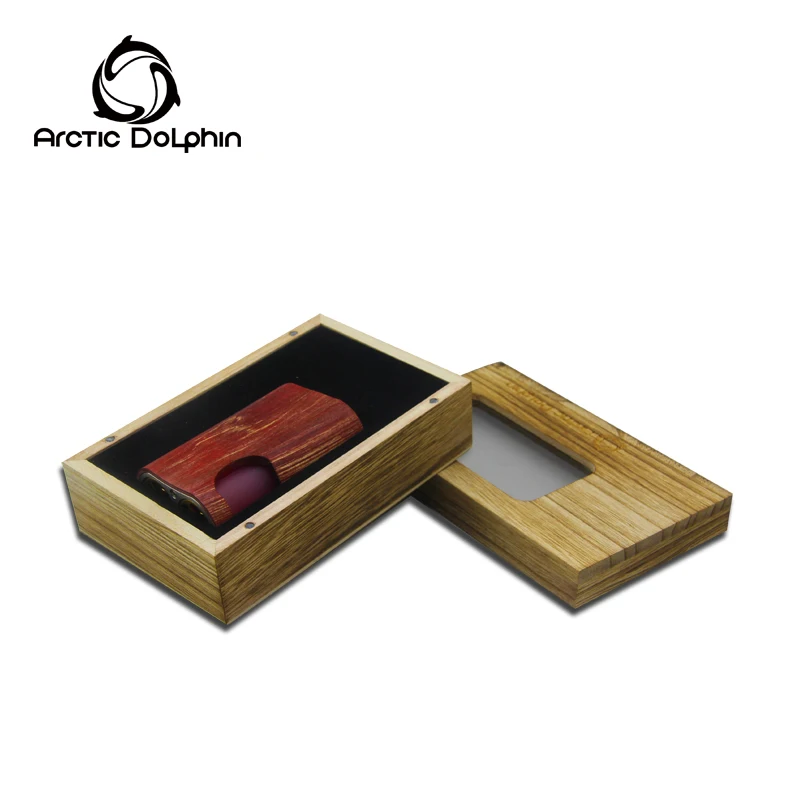 Arctic Дельфин Amber стабилизированной древесины Squonk Mod Squonker электронная сигарета Питание от одной батареи 18650