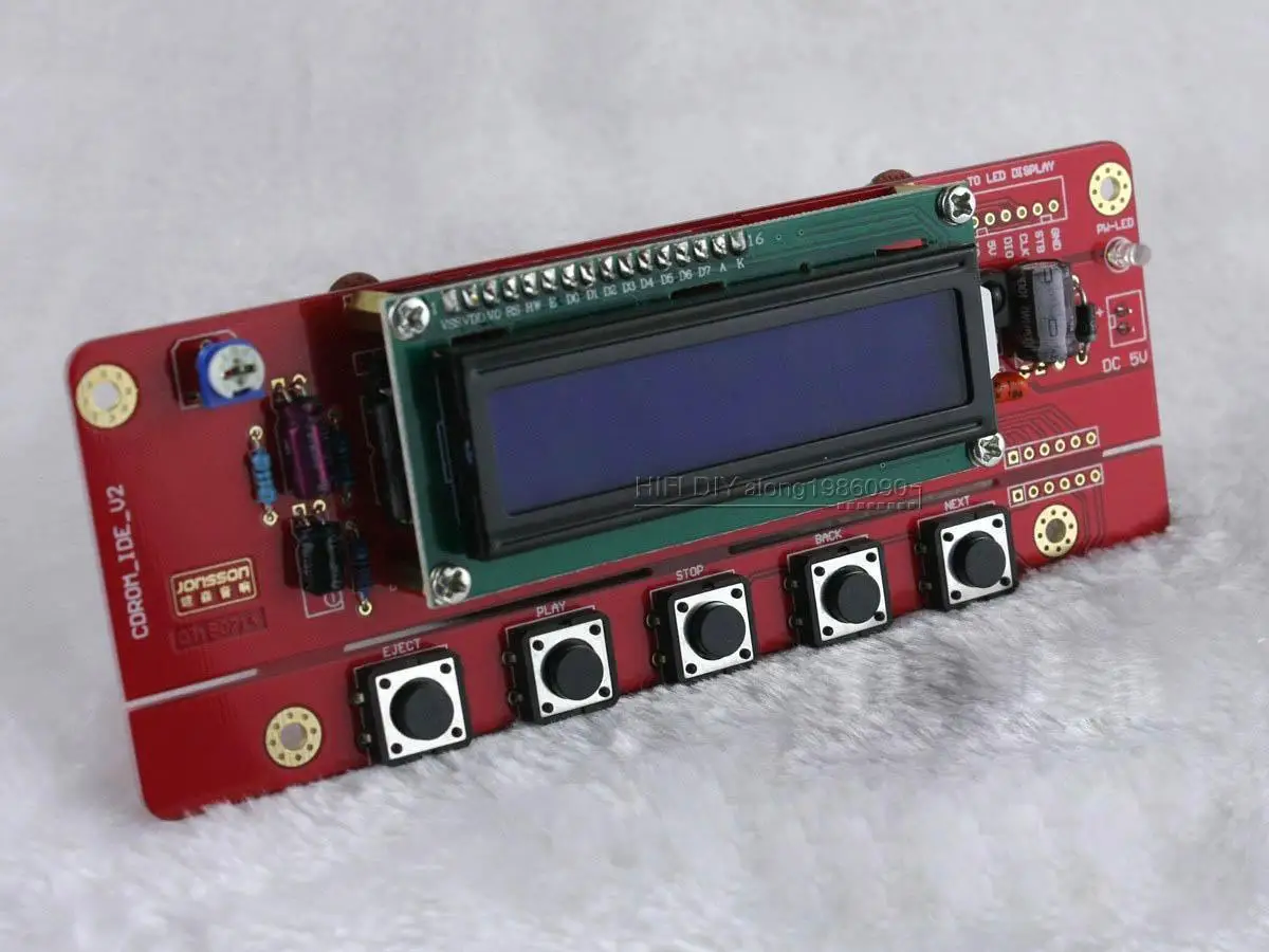 DIY IDE CD ROM DVD Rom Control ler Board с дисплеем + пультом дистанционного управления|cdrom
