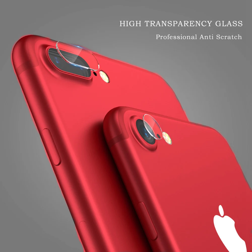KISSCASE стекло для линзы камеры iPhone 6 6s 7 8 Plus закаленная пленка X прозрачные 9H Жесткие