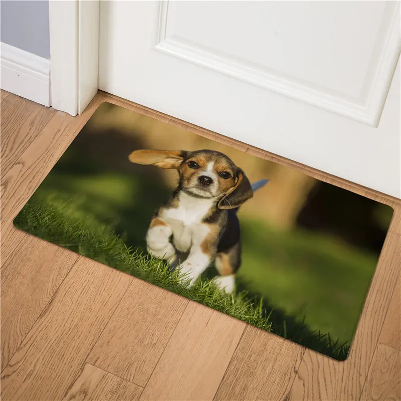 13 Beagle Dog Miguel Hound домашний декоративный Придверный коврик, стелька для кухни, ковер для дома, для улицы, добро пожаловать, для ванной комнаты, Нескользящие коврики, Пончик 75 см - Цвет: 13