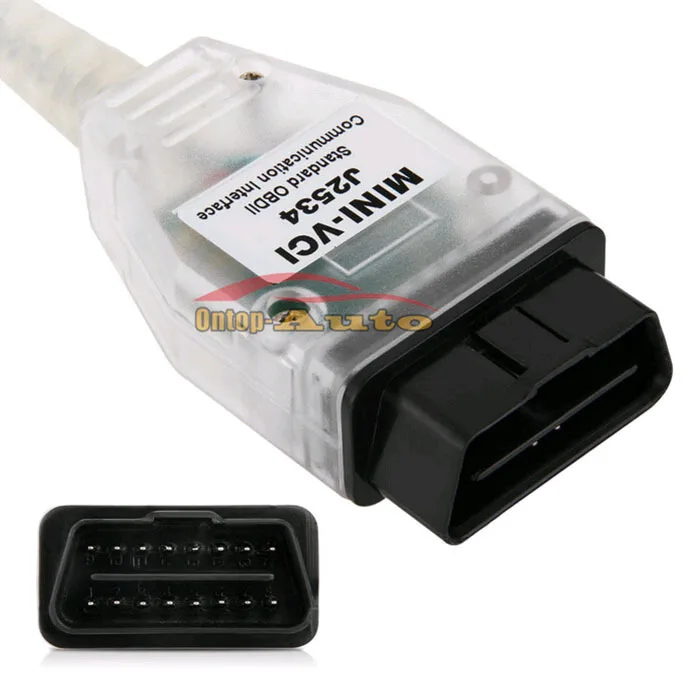 Диагностический сканер OBD2 прибор для диагностики Toyota MINI VCI TIS Techstream J2534 с кабелем и