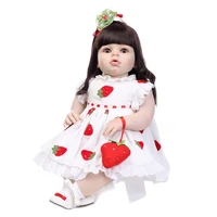 large size 28 70cm baby doll rebornfor girls silicone real reborn babies bonecas toys for children