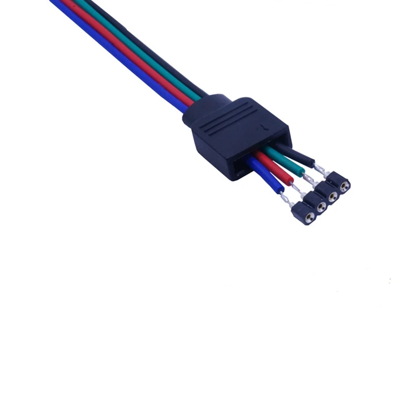10 см 15 5 шт./лот RGB 4 контактный разъем Папа мама проводной кабель для 5050 3528