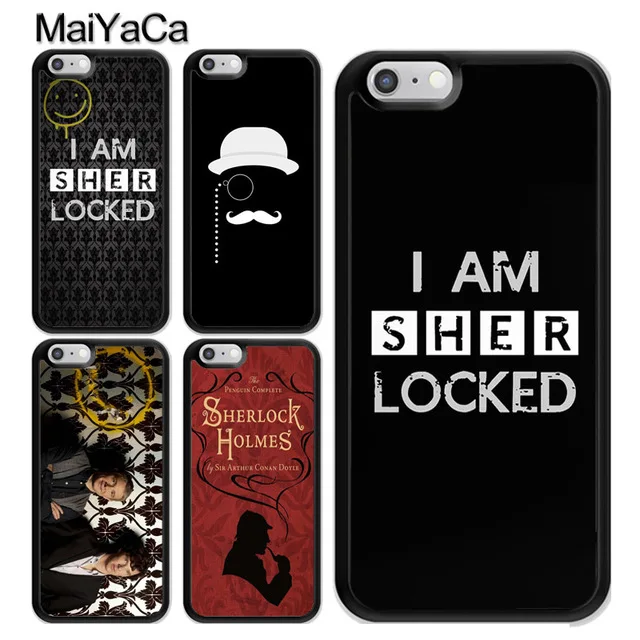 MaiYaCa I Am Sherlocked Holmes для iPhone 4S SE 5C 5S 5 6 6S 7 8 Plus X XR XS MAX черный мягкий чехол телефона