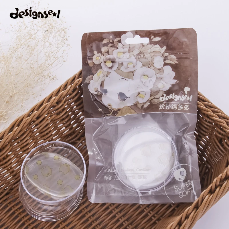 Newest Silicone Gel Cosmetic Puff Transparent Silica Flawless Powder Sponge Face Blending Jelly Makeup Accessories With Box |