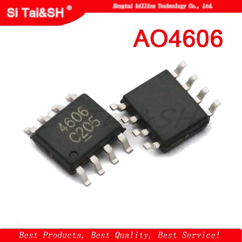 10 шт. AO4606 MT4606 SI4606 STC4606 N+ PMOS SOP8 интегральная схема