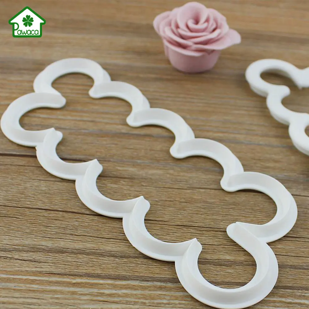 3 шт./компл. формочки для торта с принтом цветов розы украшения выпечка печенье