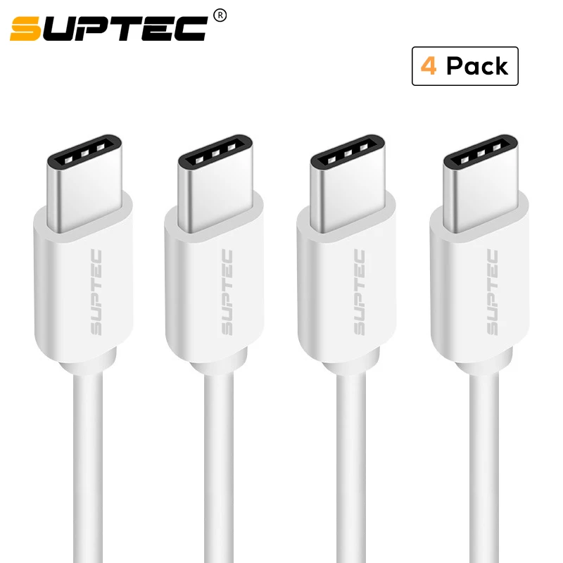 Кабель зарядный SUPTEC 4 шт./упаковка USB Type C для Xiaomi Redmi Note 7|Кабели мобильных