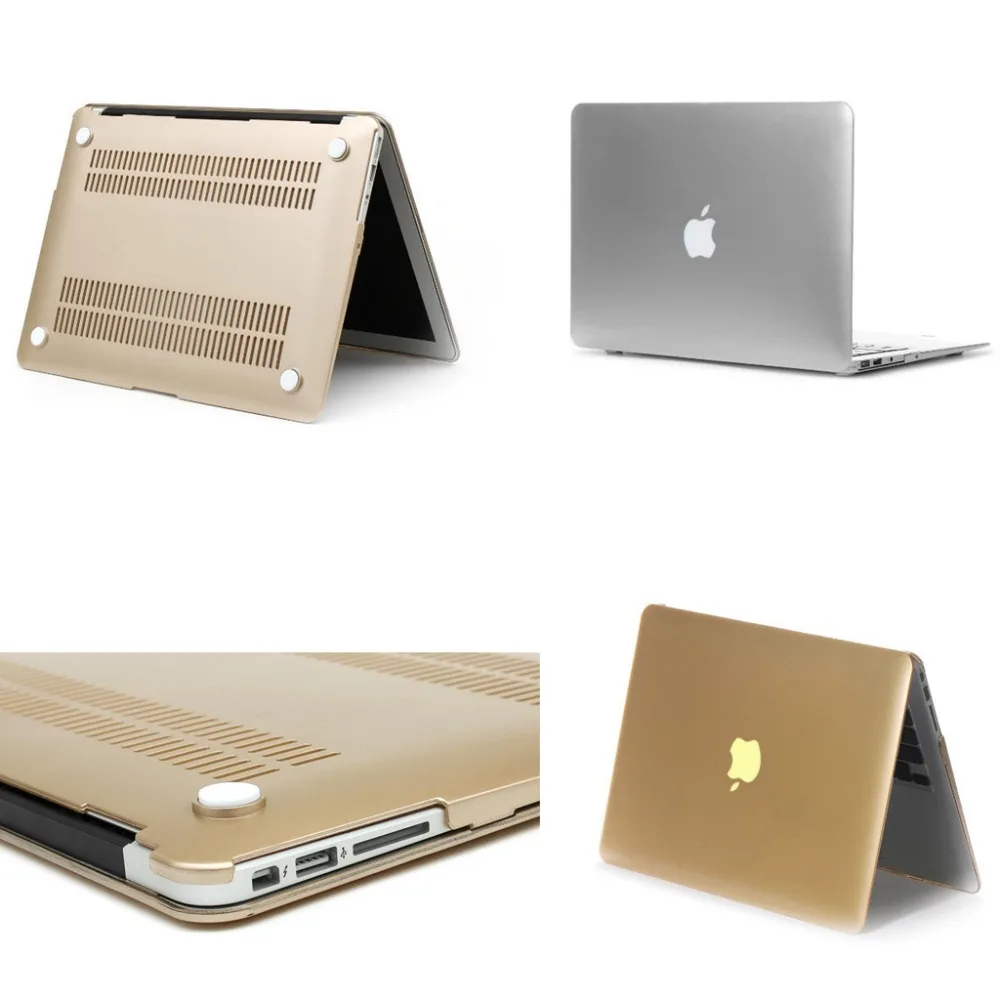 Местный Золотой/Серебряный чехол для ноутбука MacBook Air Pro Retina 11 12 13 15 macbook New дюймов