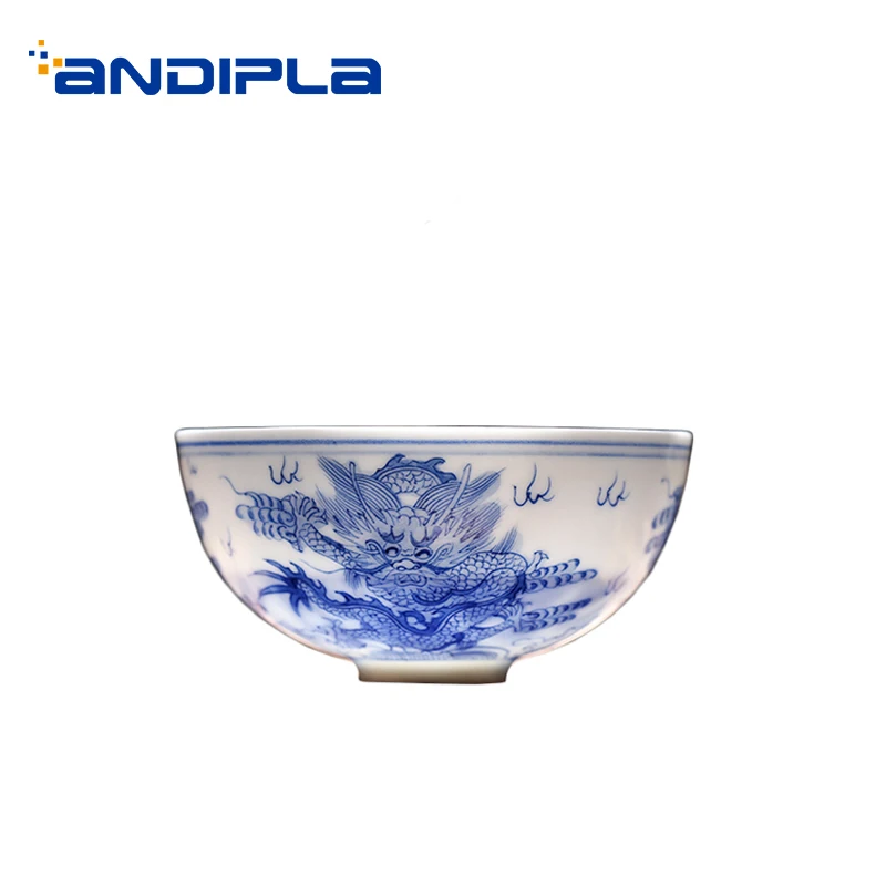 Фарфоровая чашка ручной работы в китайском стиле Цзиндэчжэнь с рисунком