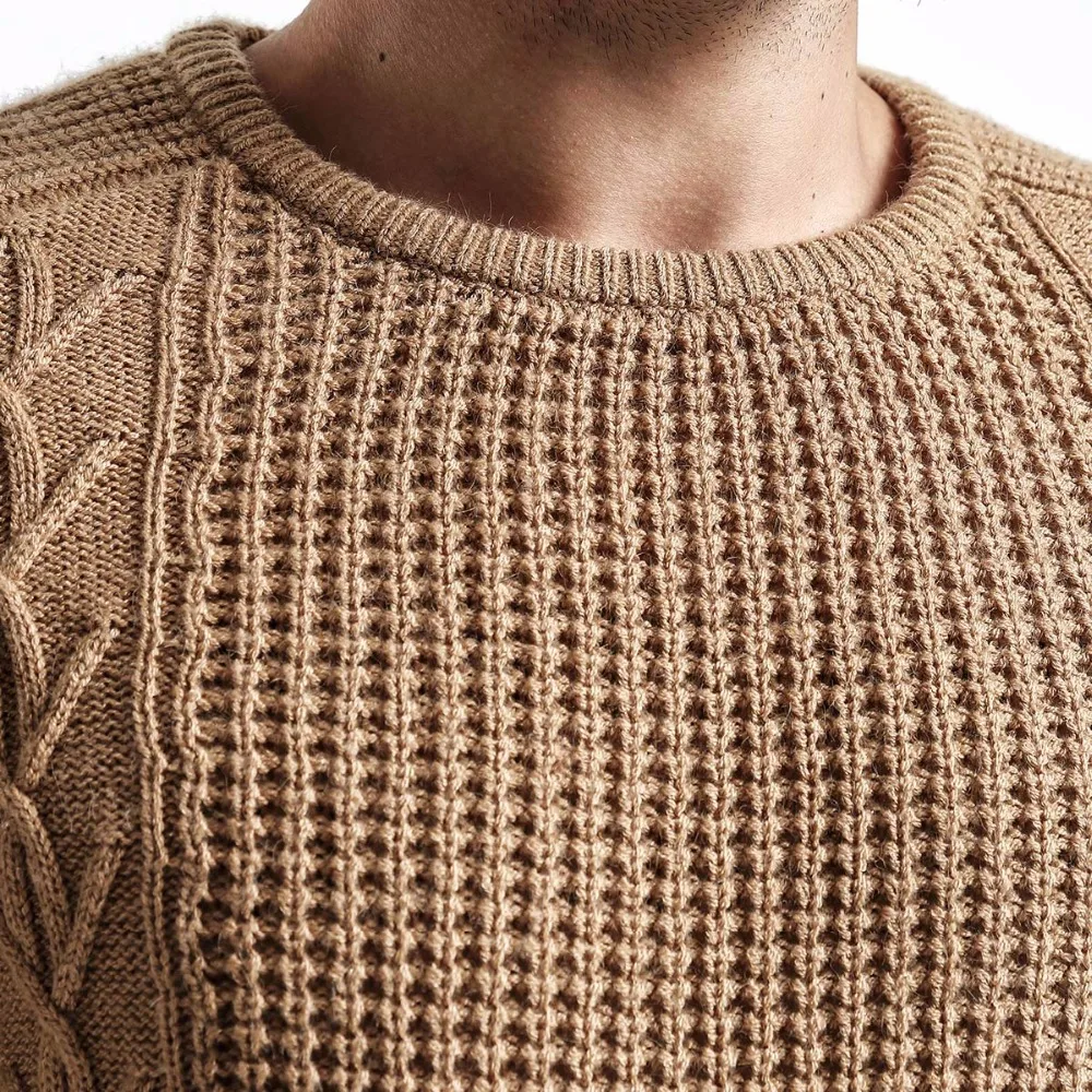 SIMWOOD 2019 Весенние Новые свитера мужские облегающие трикотажные пуловеры