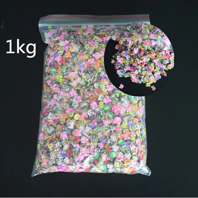 Animal-1kg 1 кг 100000 ПК 3D Полимерная глина крошечный Fimo игровое тесто с изображением клубники фруктов ломтики Smile, Love Heart ногти "сделай сам", художественные украшения сделай сам принадлежности - Цвет: Animal-1kg
