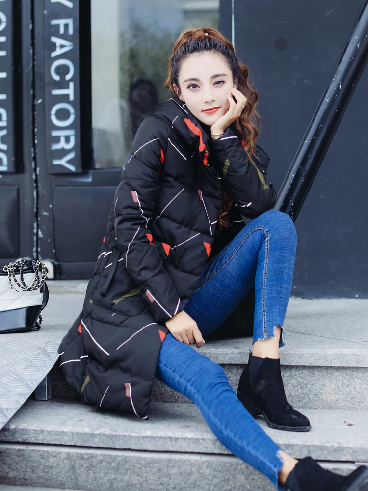 2017 Модное зимнее пальто Для женщин парки с капюшоном зимняя куртка Лидер продаж |