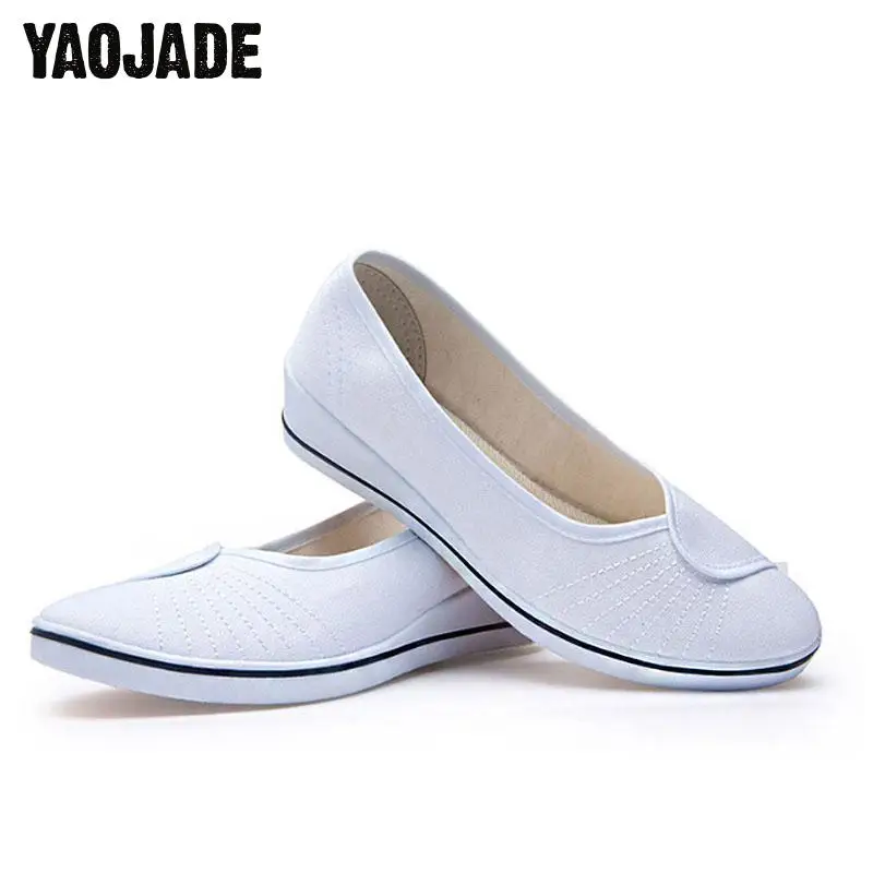 New Pattern 2018 Spring Summer Small White Nurse Shoes Ventilation High Quality Non-slip Soft And Comfortable Women's | Обувь