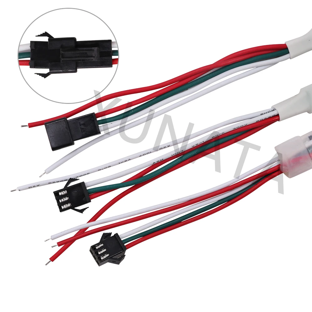 1 м 2 м 4 м 5 м DC5V WS2812B черный/белый PCB 30/60/74/144 светодиодов/м WS2812 IC IP30/IP65/IP67 Светодиодный пиксельный светильник